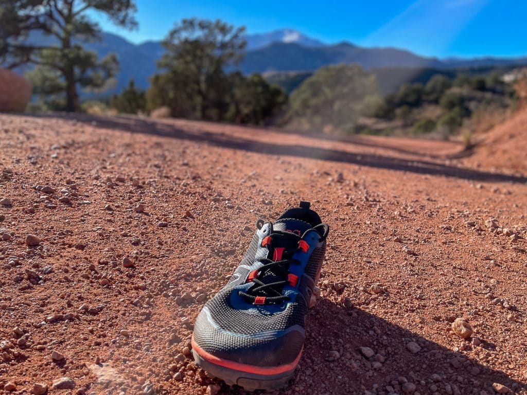 gravel running shoe