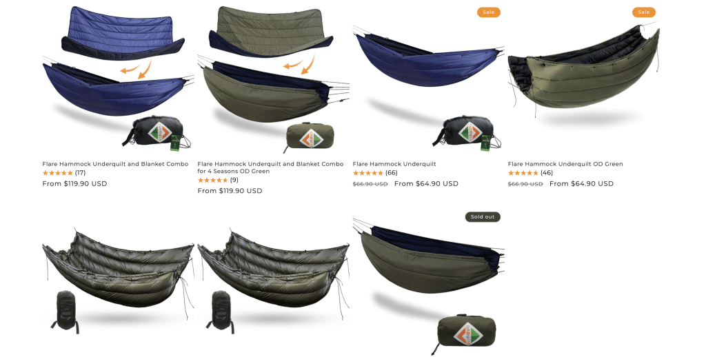 hammock quilt examples