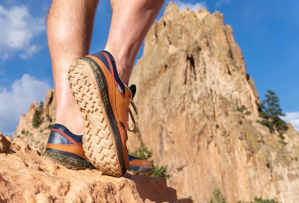 Lems Trailhead shoe lugs and sole